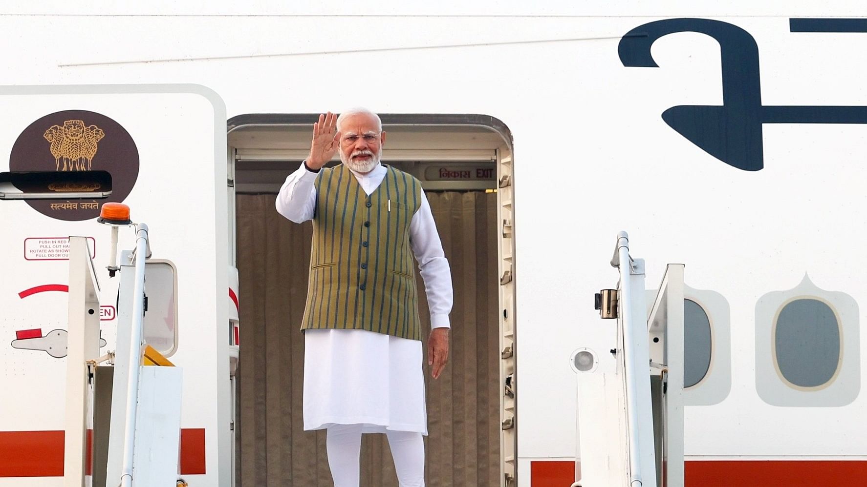 Prime Minister Narendra Modi Lands In Russia For 16th BRICS Summit