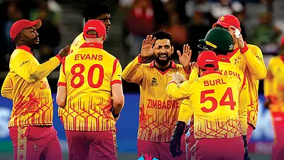 Zimbabwe post highest-ever T20I total, score 344 vs Gambia