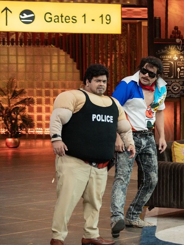 Krushna steals the spotlight by dressing up as Jackie Shroff and unleashing a side-splitting comedy routine for the cast, while Kiku jumps in as Tiger Shroff. Their reunion as a dynamic duo had everyone in splits.