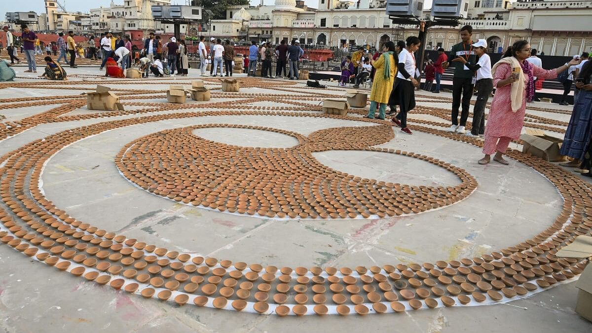 Ayodhya's Ram temple gears up for its first Diwali; 28 lakh diyas to be lit along Saryu