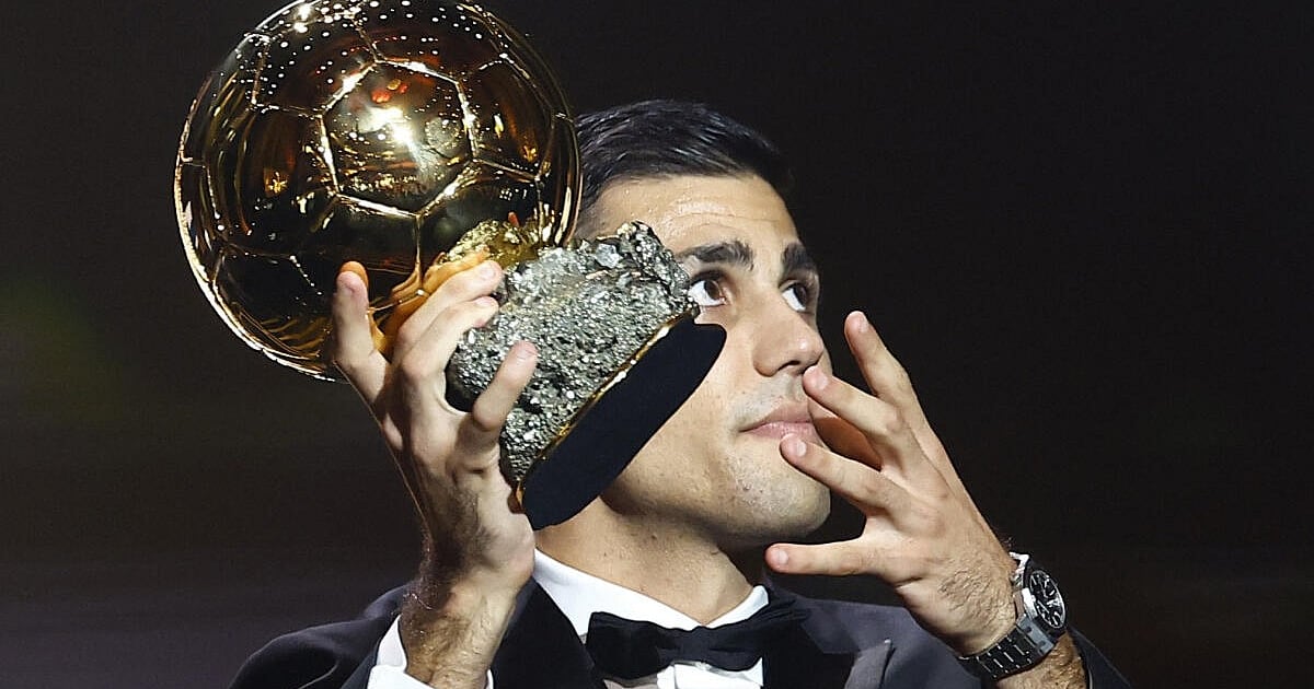 Spain's Rodri wins Ballon d'Or for best player in the world
