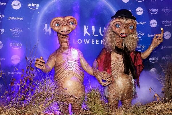 Heidi Klum dressed as ET arrives to Heidi Klum’s 23rd annual Halloween party in New York City, US.