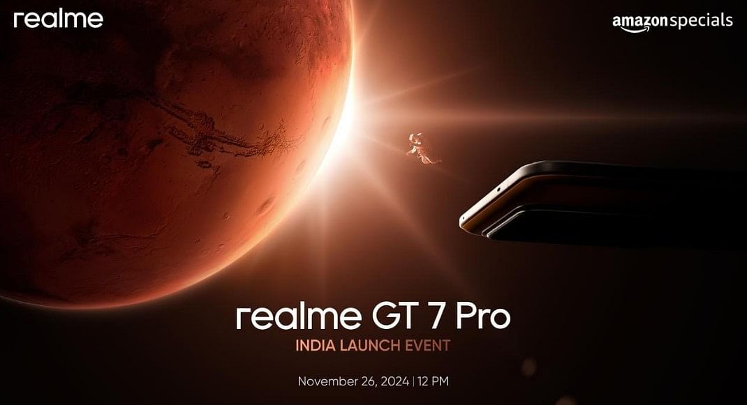 Realme GT 7 Pro teaser.