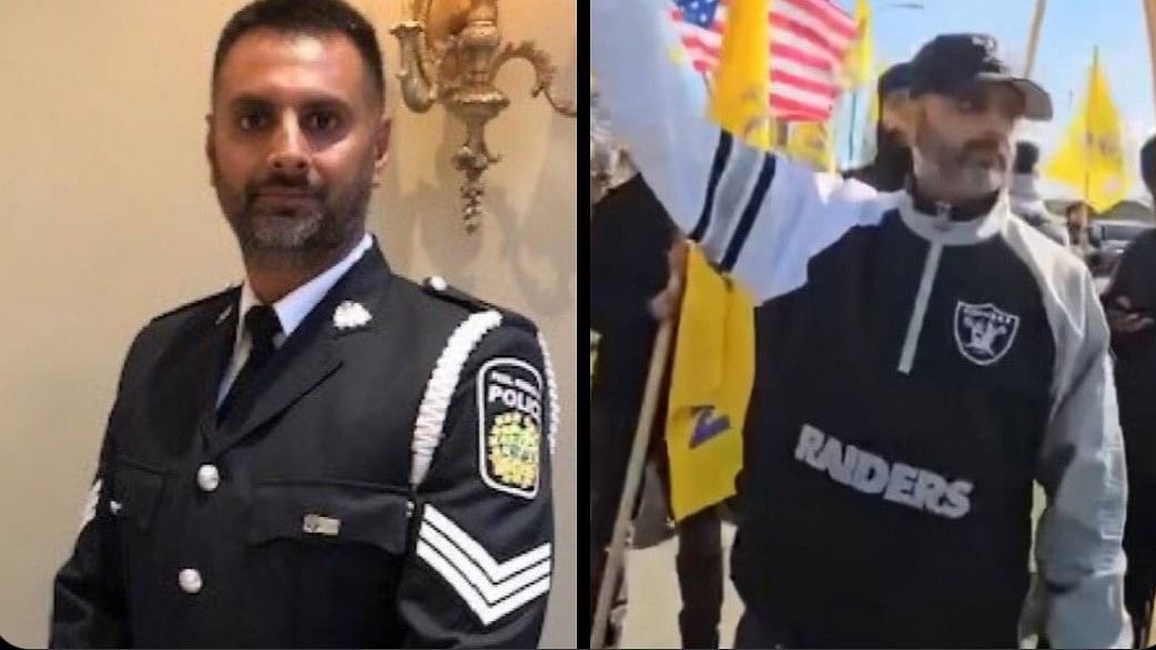 Canadian cop suspended for attending pro-Khalistan protest outside Hindu temple