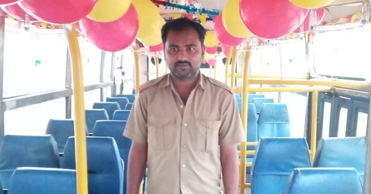 Watch: BMTC driver dies of heart attack, alert conductor veers bus to safety