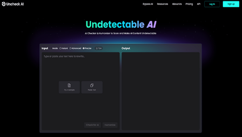 Uncheck AI – Best AI Humanizer for Quality Output