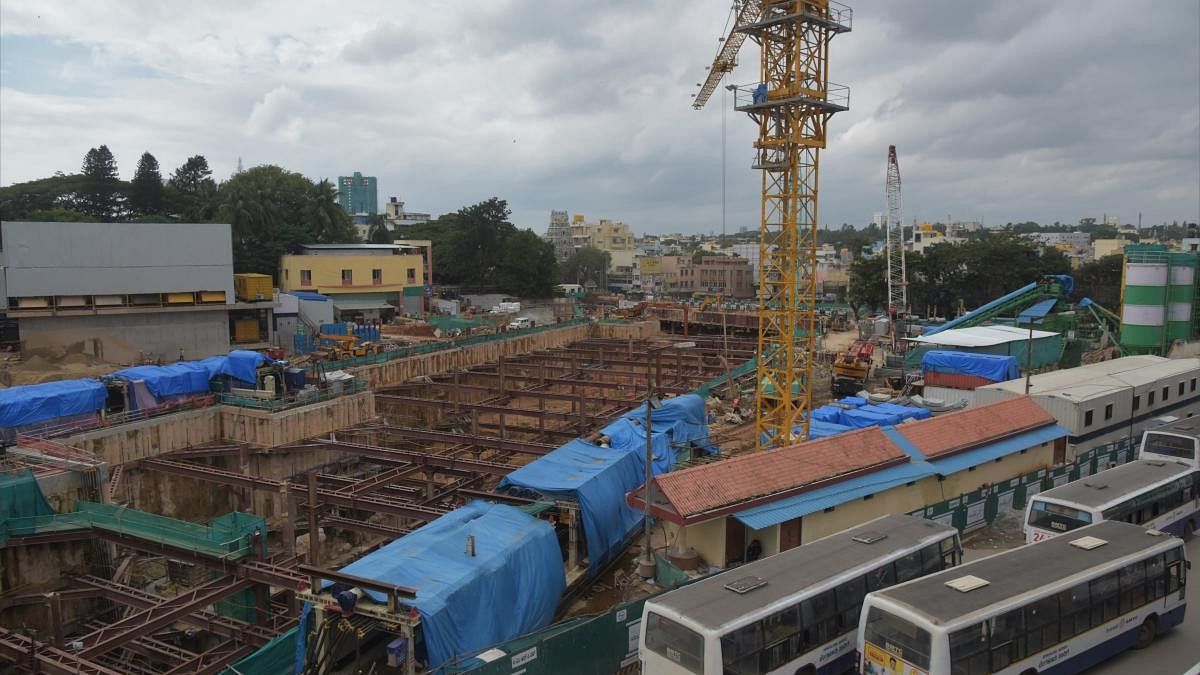 Traffic restrictions for metro work in Shivajinagar