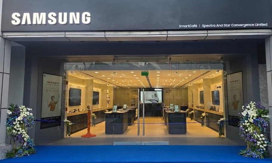 Magasin d'expérience Samsung dans Gurugram.