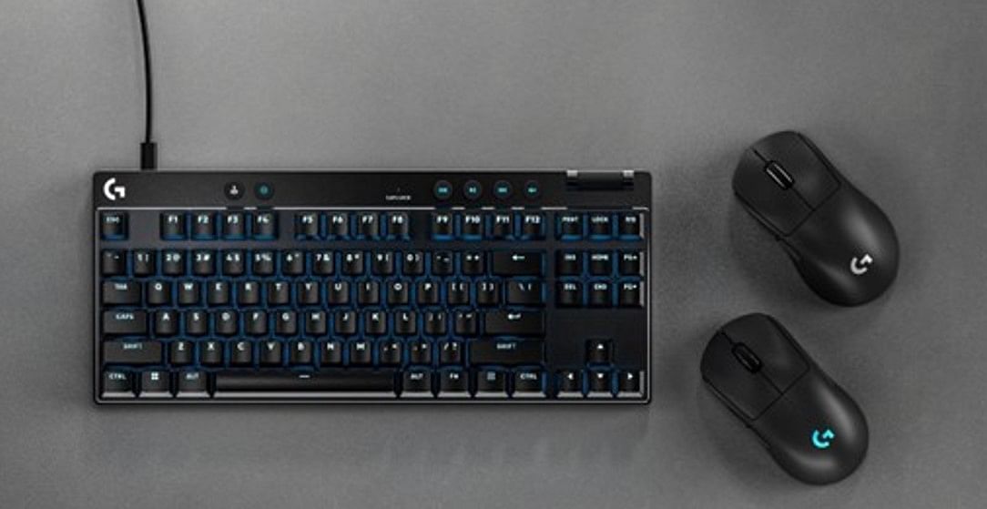 Logictech G series mouse and keyboard.