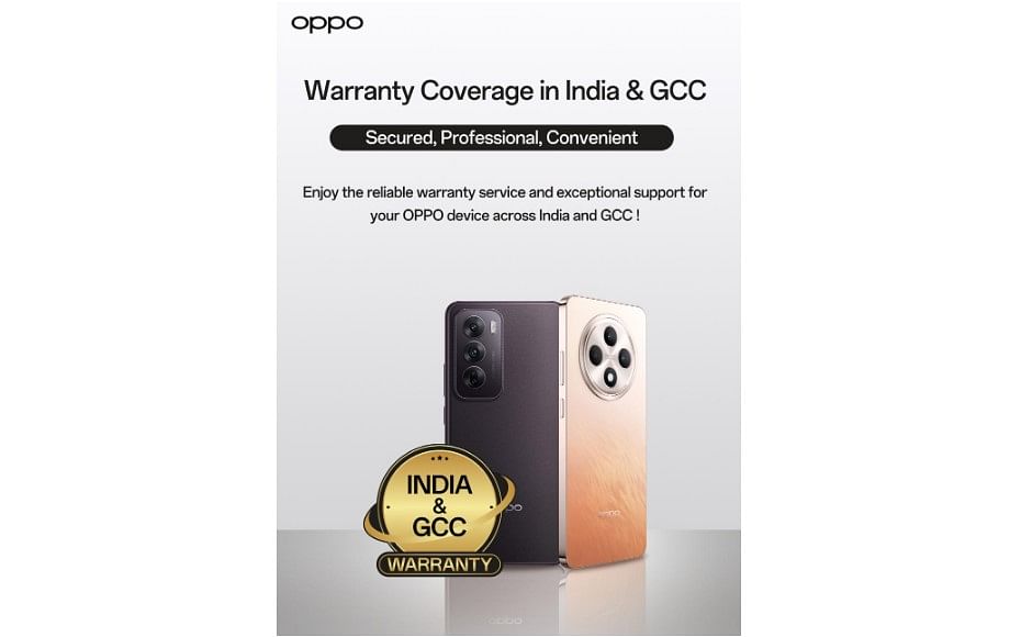 Oppo cross-country warranty offer.