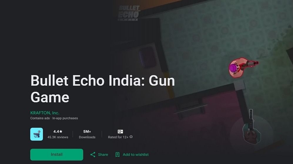 Bullet Echo India- Gun Game on Google Play Store.