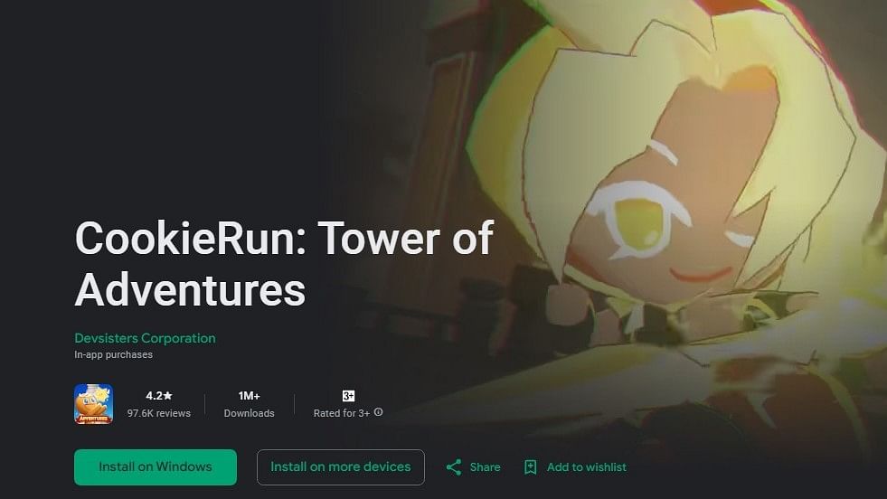 CookieRun: Tower of Adventures of Google Play Store