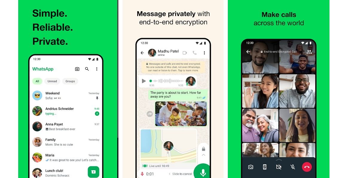 Best multi-device app:  WhatsApp