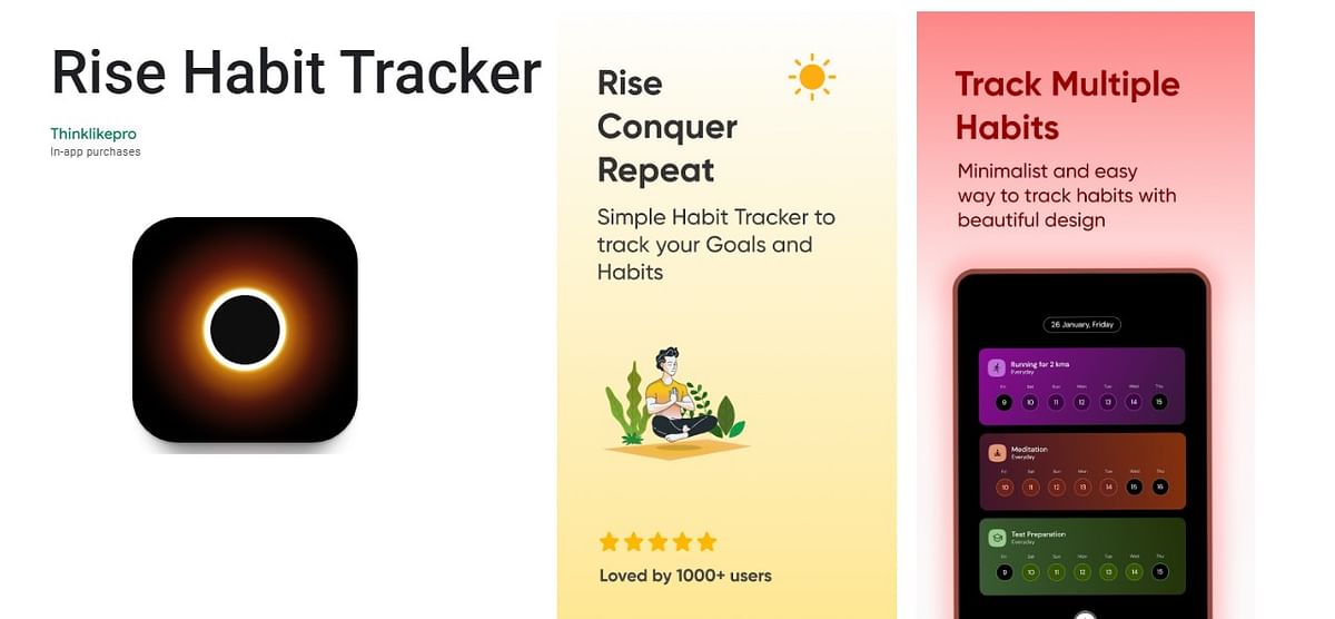 Best Hidden Gem: Rise Habbit Tracker.