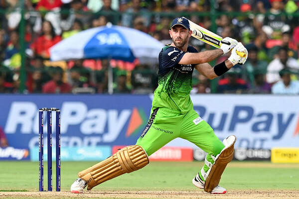 Glenn Maxwell in action for Royal Challengers Bangalore