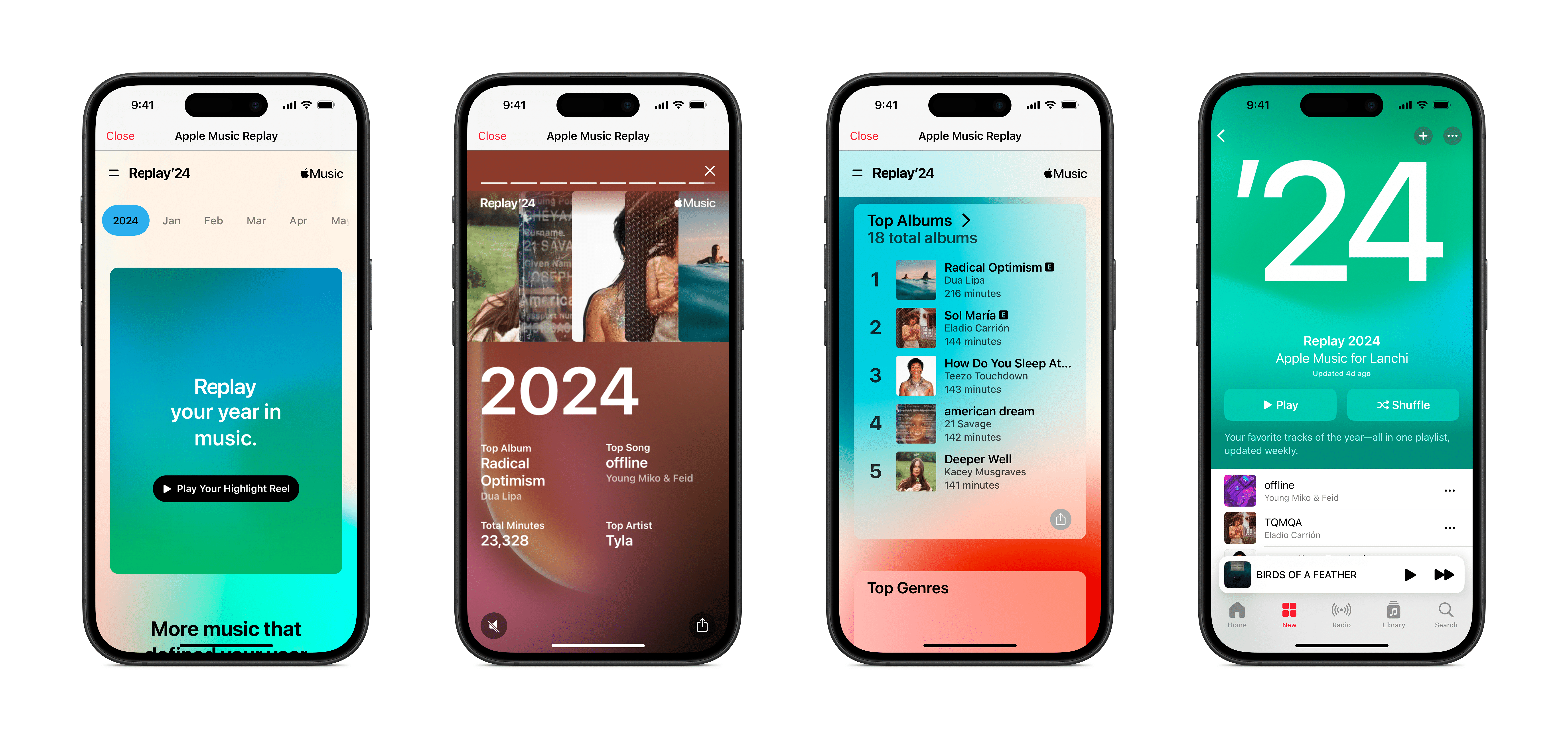 Apple Music Replay 2024 revealed with new insightful user data