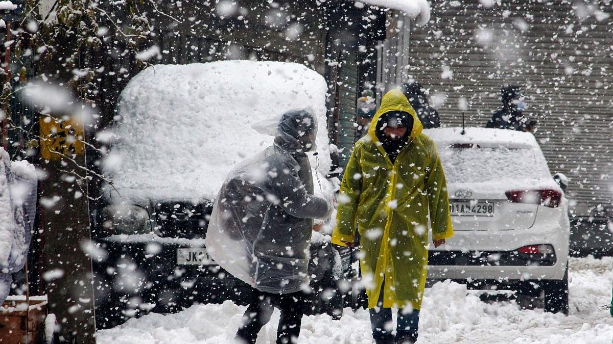 Intense cold wave conditions in Kashmir, Srinagar records minus 7.3 degrees Celsius