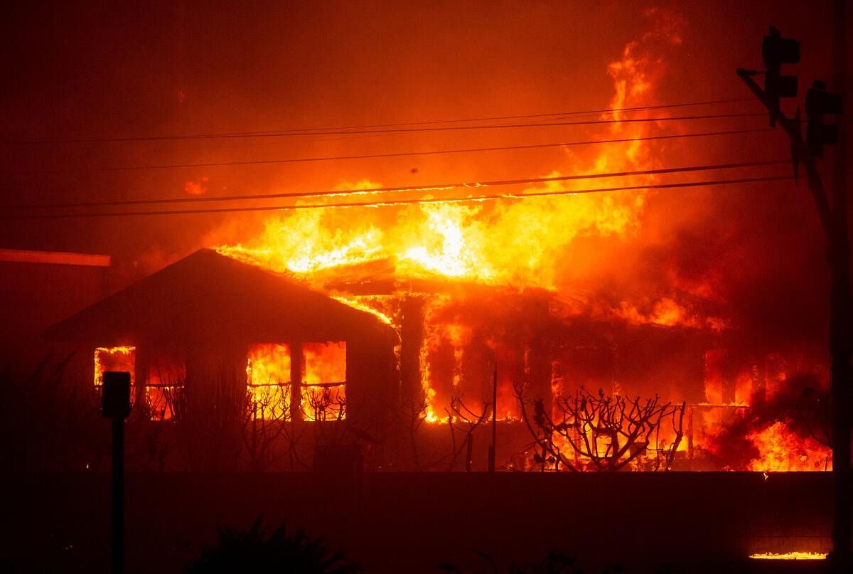 Explained Where the major fires are burning in Southern California