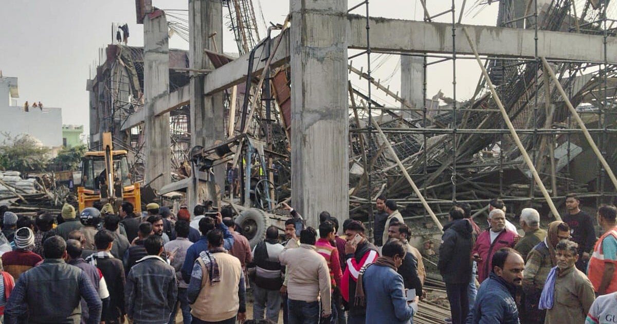 Kannauj railway building collapse prompts probe.