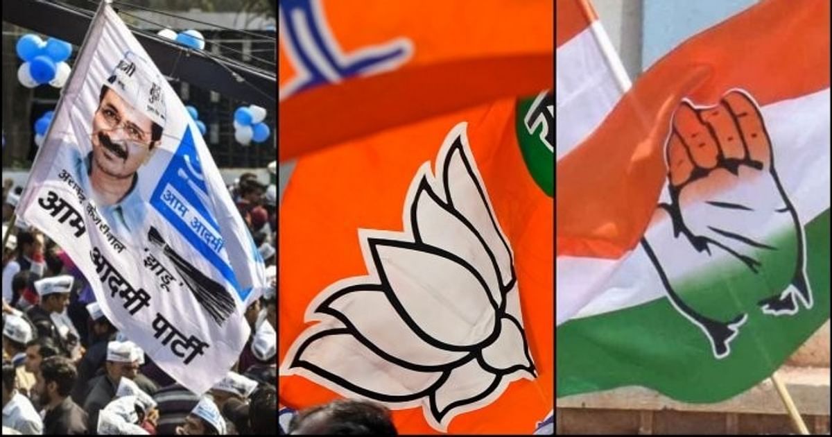 Poll Funding Gap: AAP, Congress Outspend BJP in Delhi Elections