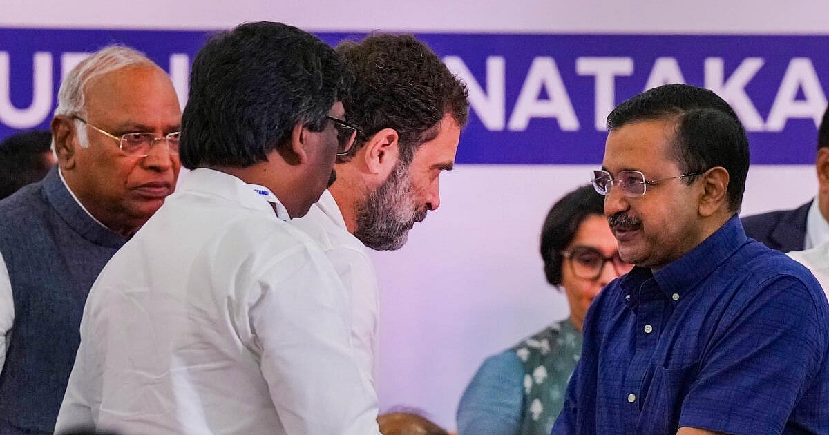 Gandhi equates Kejriwal and Modi, favors Congress rule.