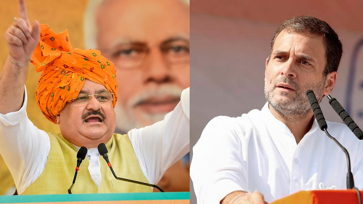 Congress slams Nadda for criticizing Rahul Gandhi.