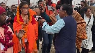 Kumbh Mela Influencer's Viral Photos Anger Saints