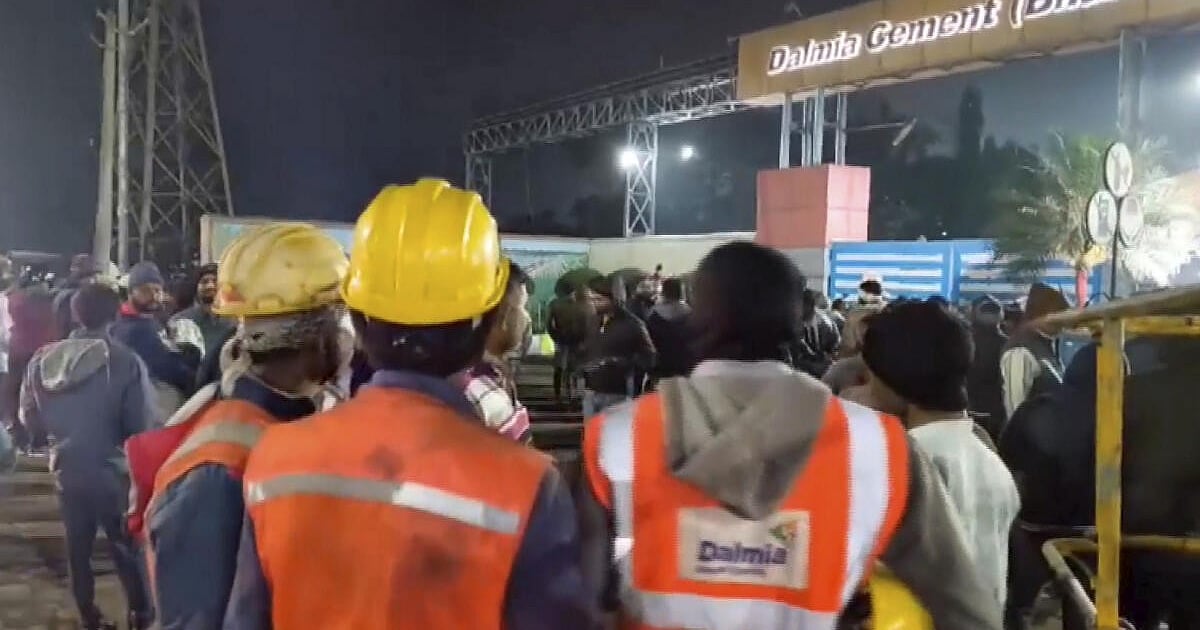 Odisha cement plant collapse kills three workers.