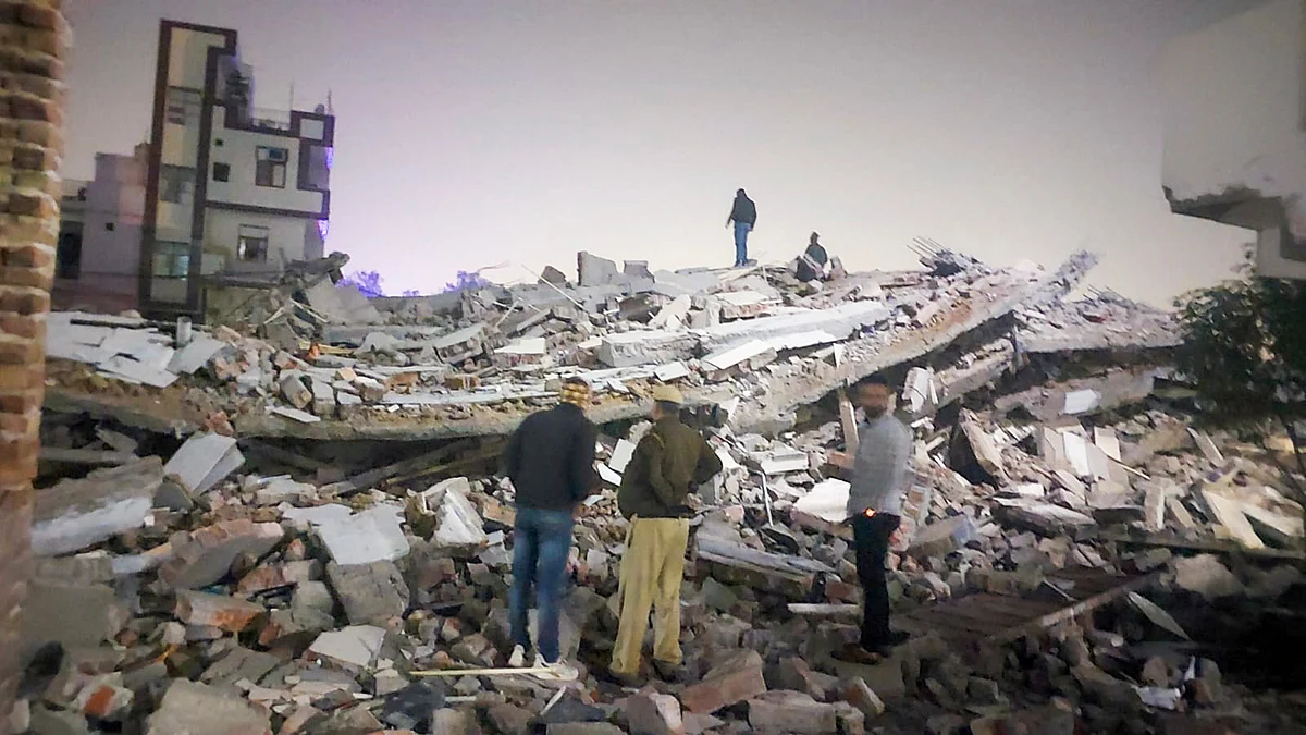 Burari tragedy: 2 dead as four-storey building collapses; rescue ops on