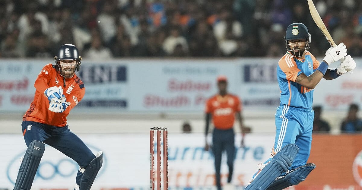 India reaches 181/9 against England; Pandya, Dube shine.