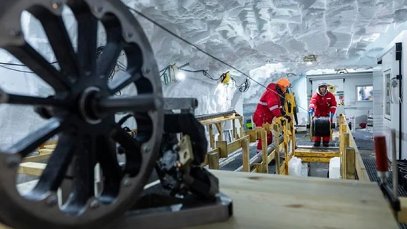 In Greenland, the ice doesn't just flow, it quivers and quakes