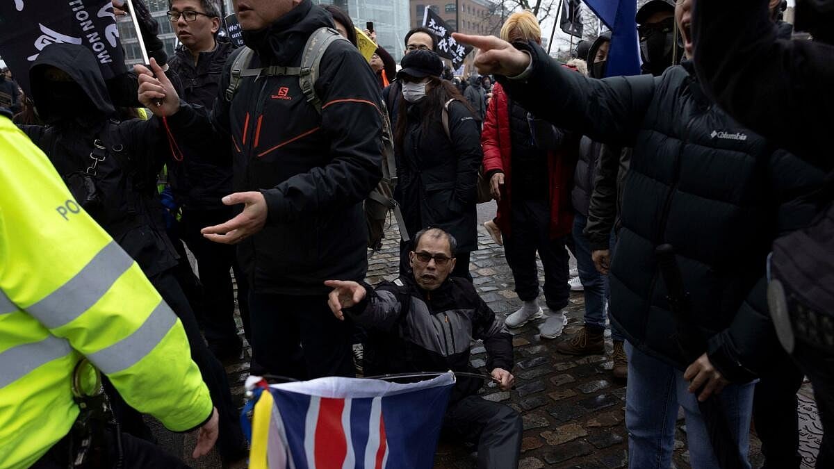 UK shadow ministers join protest against China's mega embassy plan