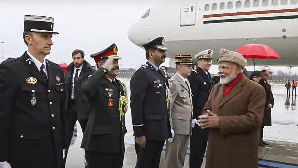 PM Modi arrives in France to attend AI summit, hold talks with Macron