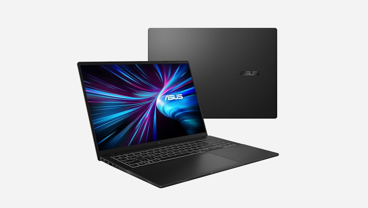 Asus Gaming V16 laptop.