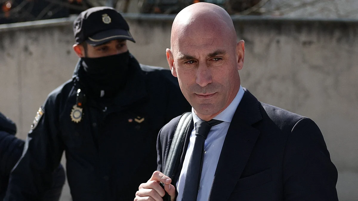 Spanish court sentences ex-soccer boss Rubiales to pay fine over kiss without consent