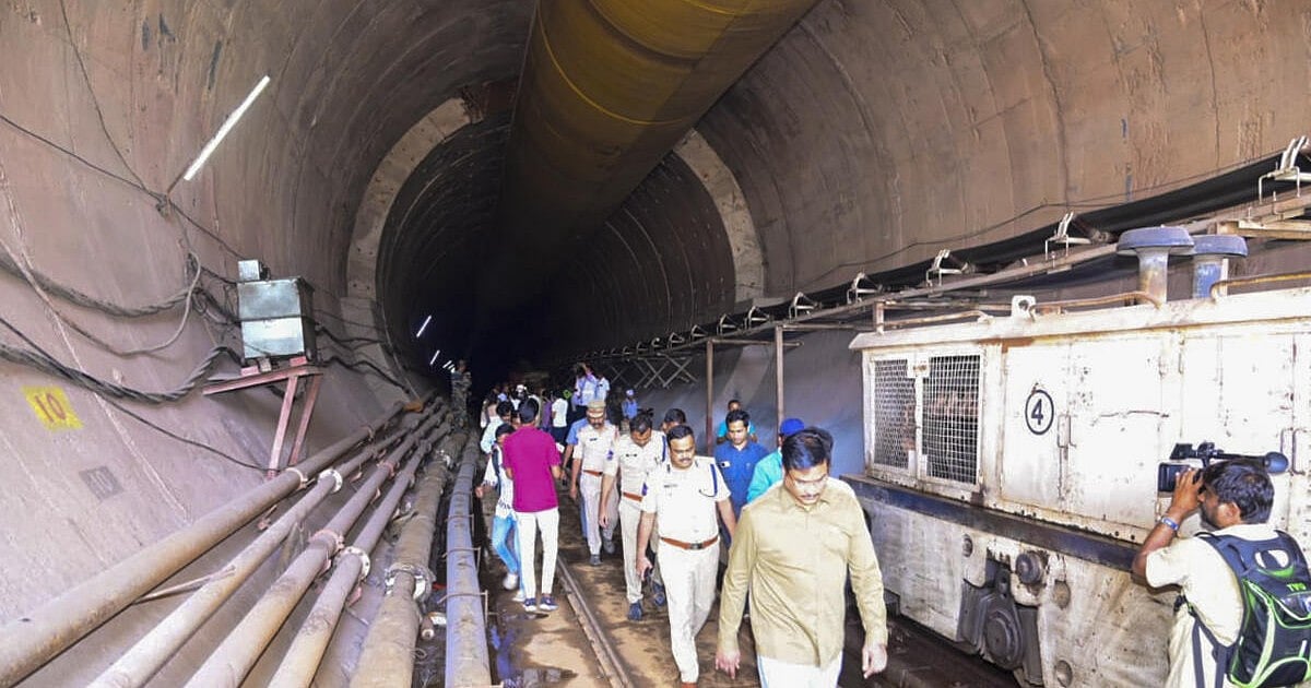 Telangana government coordinates rescue operation after tunnel collapse