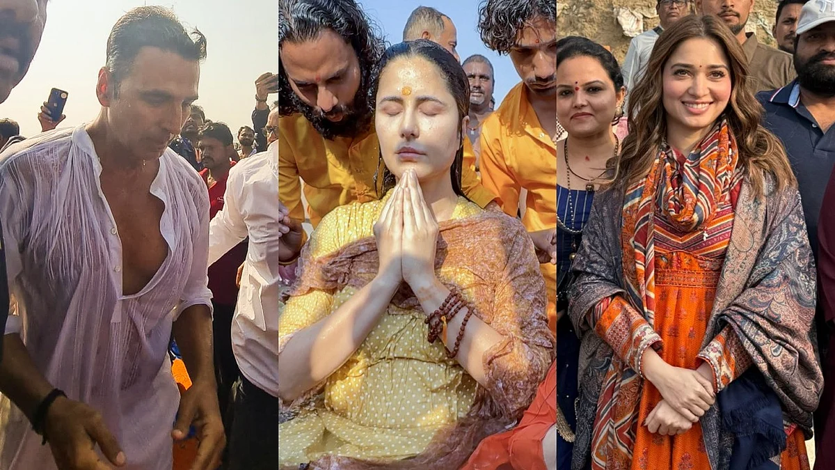 Maha Kumbh 2025: Celebrities take holy dip at Sangam