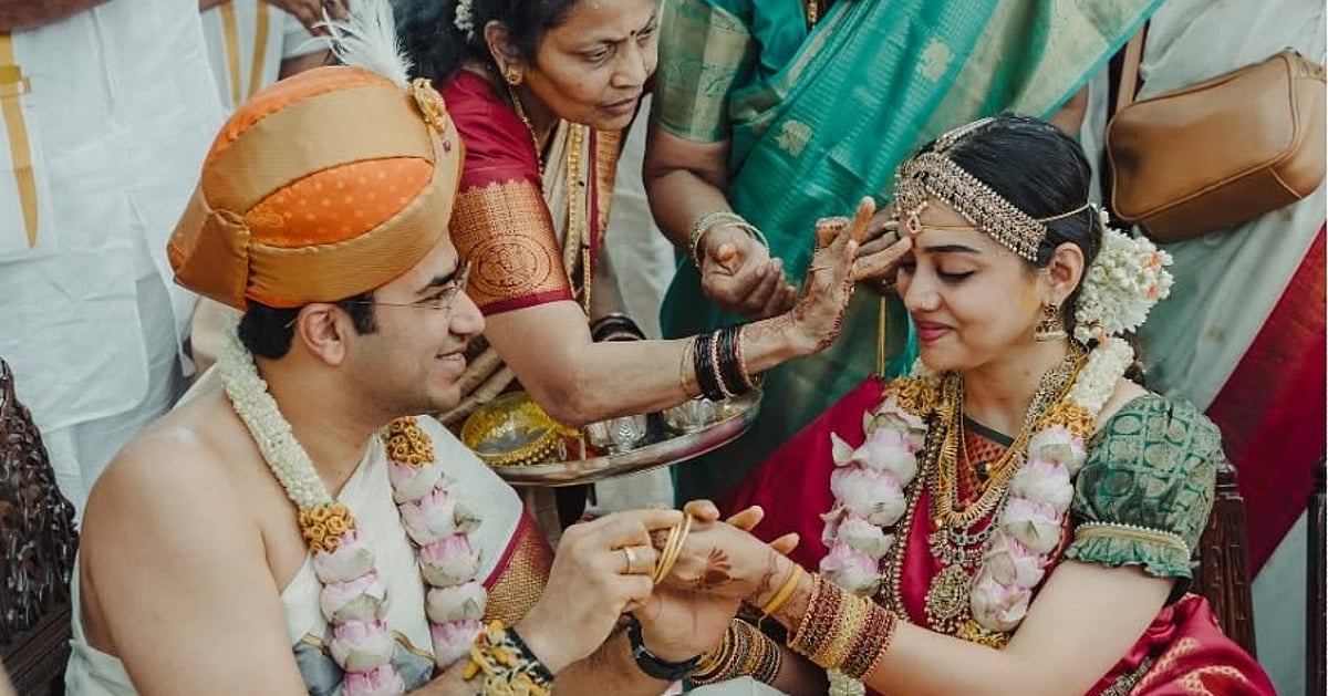 Tejasvi Surya weds Sivasri Skandaprasad in traditional wedding ceremony