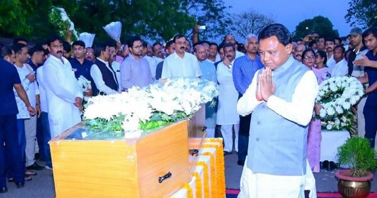 Ex-Union Minister Debendra Pradhan Cremated in Puri; Leaders Pay Respects