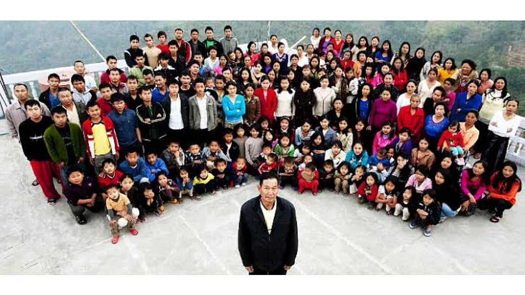 39 wives, 94 kids, 33 grandkids: Meet Mizoram man with world's biggest  family