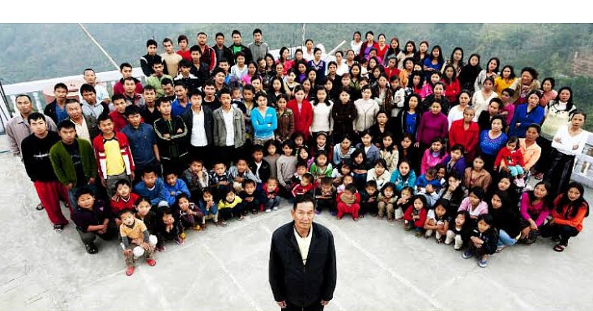39 wives, 94 kids, 33 grandkids: Meet Mizoram man with world's biggest family