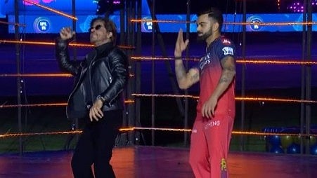 Shah Rukh Khan and Virat Kohli's dance delights IPL audience