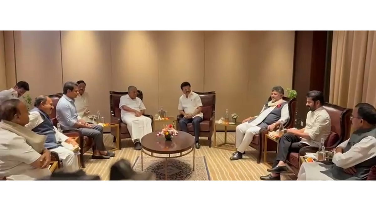 Meeting of CMs on Delimitation convened by Stalin begins in Chennai