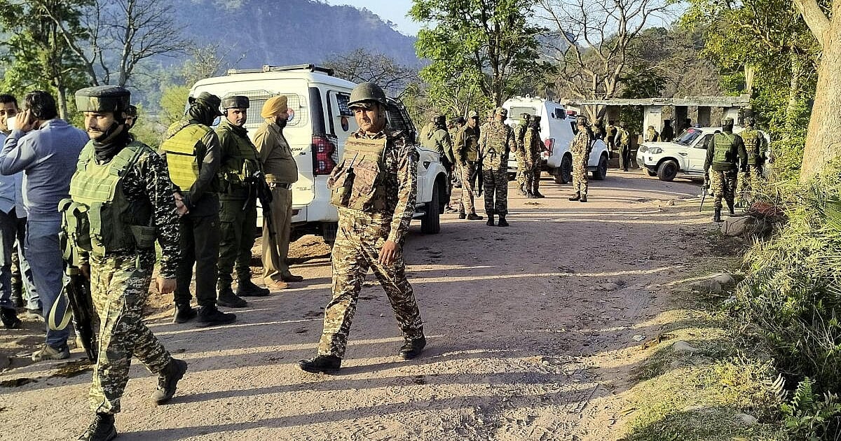 Combing Operation in Kathua After Gunfire Between Security, Terrorists