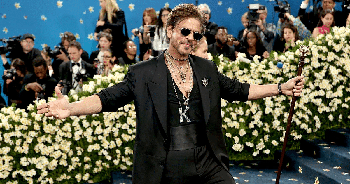Shah Rukh Khan roars at MET Gala 2025 in all-black Sabyasachi look