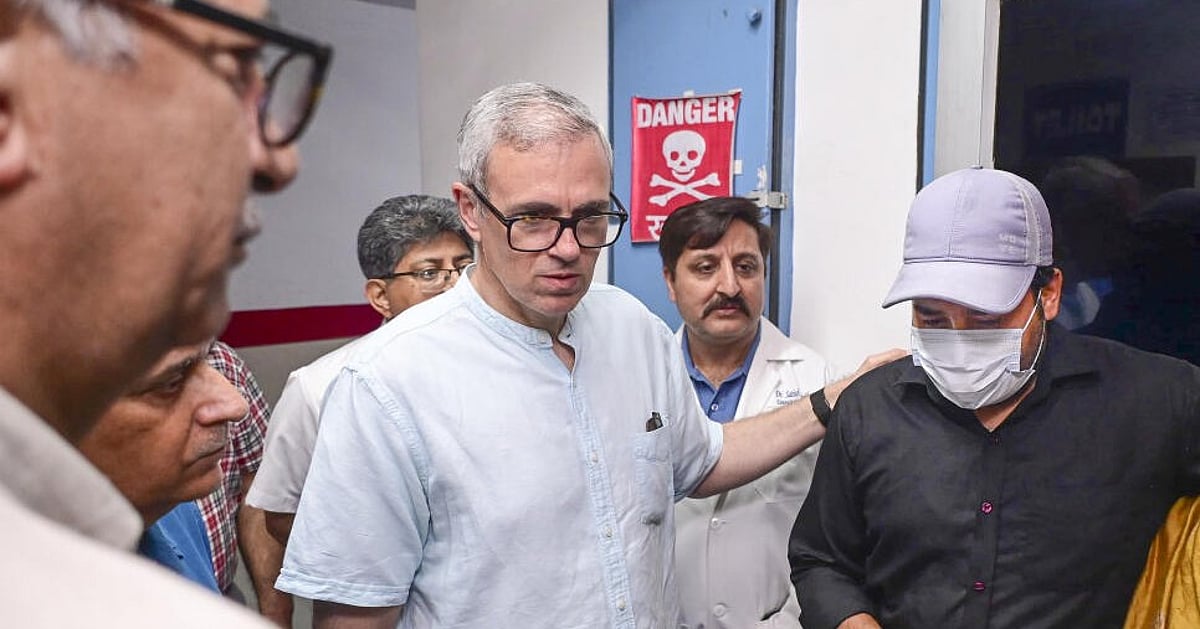 Omar Abdullah Visits Jammu After Explosions; Drone Attack Suspicions