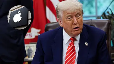యాపిల్ ఐఫోన్ ఉత్పత్తిని భారత్కు తరలించడాన్ని నిలిపివేయాలని ట్రంప్ కోరుతున్నారు
