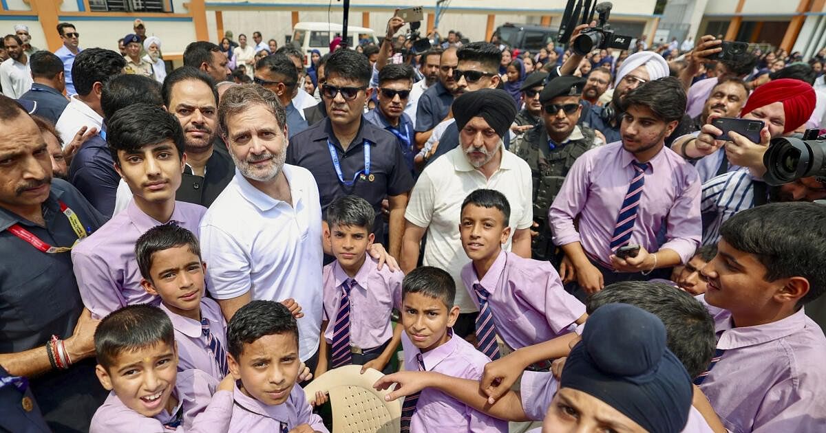 Rahul Gandhi in Poonch: Consoles Students, Visits Families Affected by Shelling