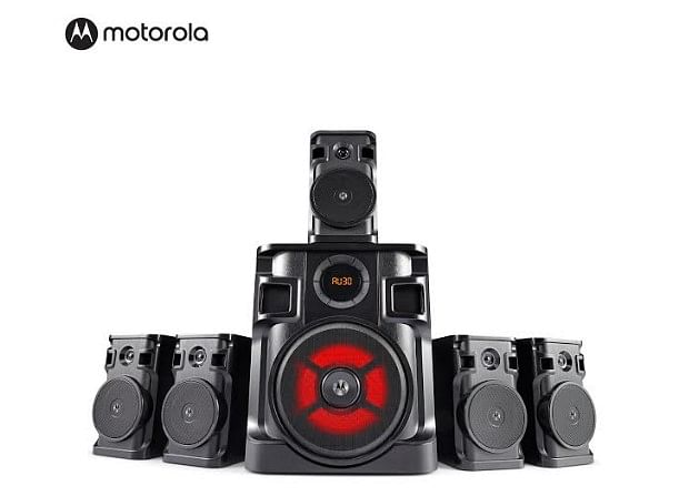 Motorola AmphisoundX 100 W speakers. Credit: Motorola