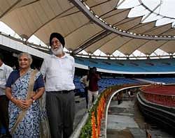 The main venue for the Commonwealth Games inaugurated